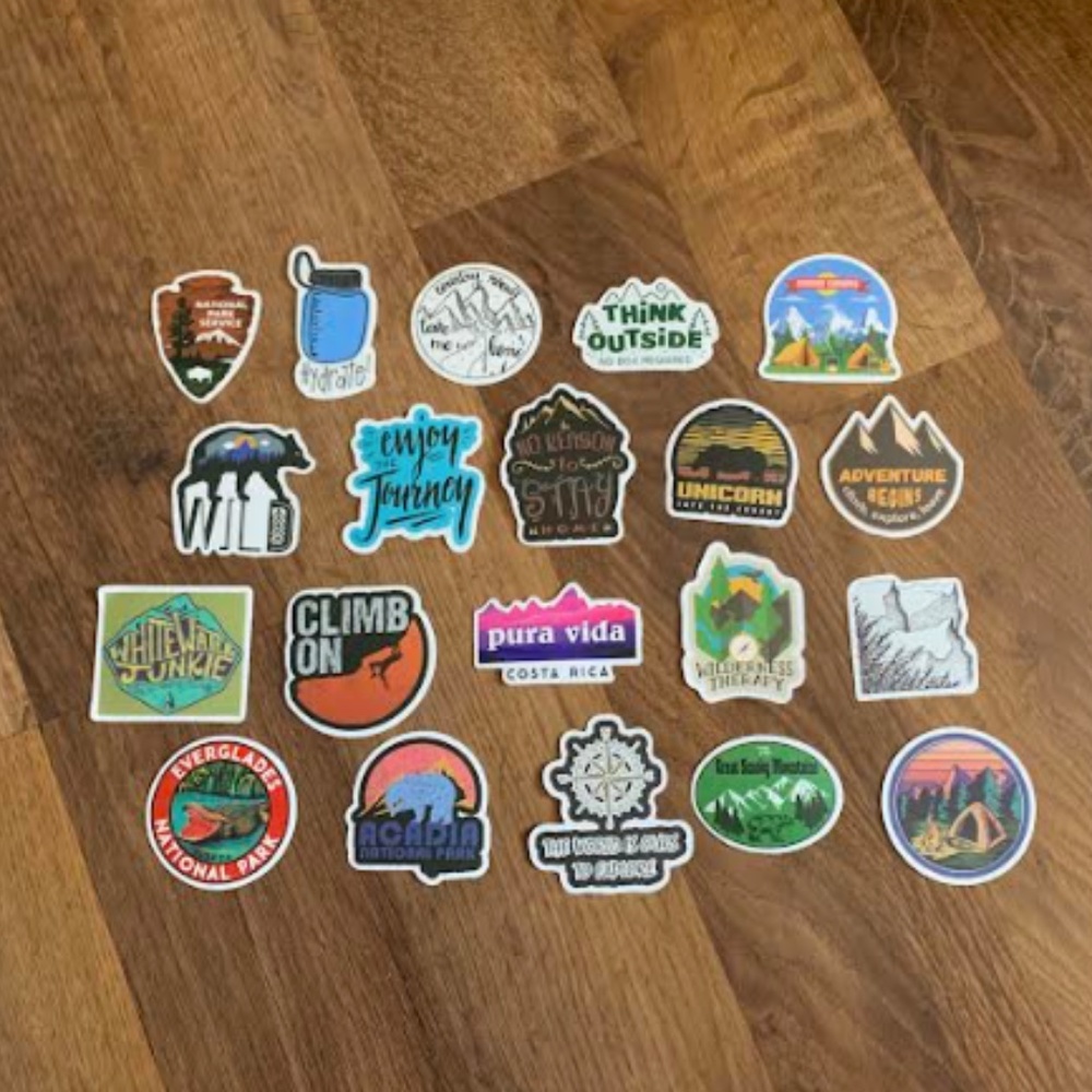 20 Outdoor Stickers